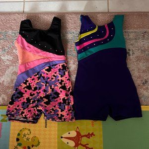 Lot 2 Girls Leotards Size 4/5 Freestyle by Danskin